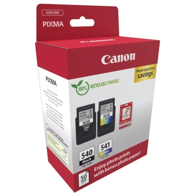 Картридж Canon PG-540 Multipack PG-540/CL-541 BK, Color + GP-501 Glossy Paper (5225B013) Вінниця - фото 2