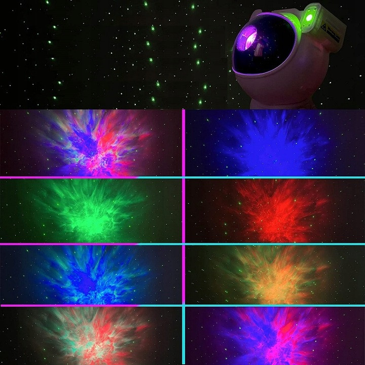 Світлодіодний зірковий проектор - космонавт з пультом керування Izoxis (21857) Нововолинськ - фото 9