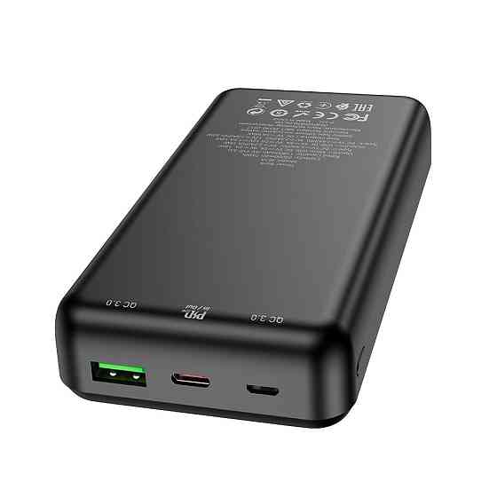 Зовнішній акумулятор HOCO J87A Tacker PD20W+QC3.0 power bank(20000mAh) Black Київ
