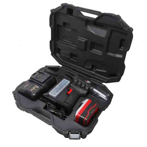 Заклепочник акумуляторний (18V, 4.0AH, LI-ION, 9000Нм, розміри адаптерів для заклепок-2.4, 3.2, 4.0, 5.0) Одеса