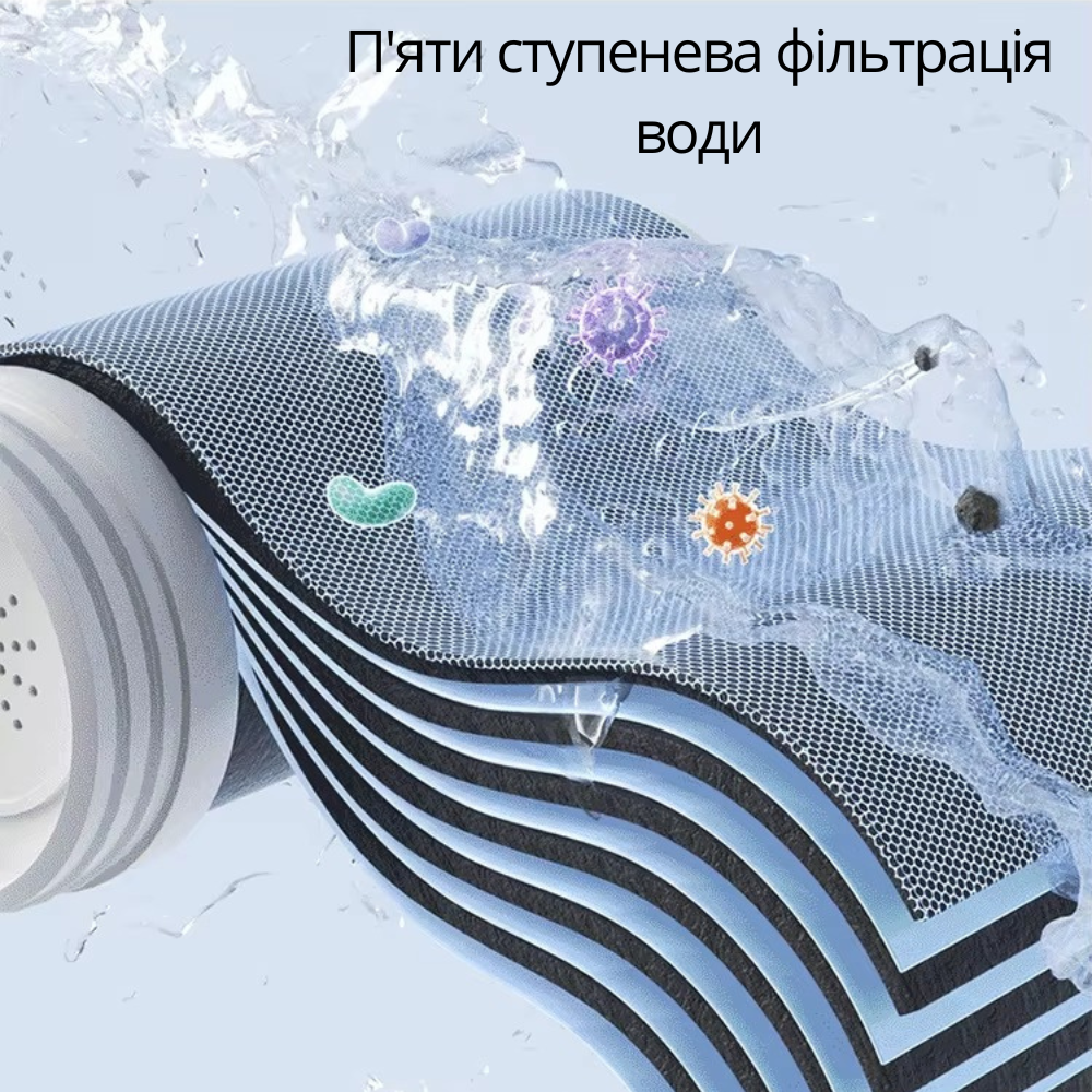 Фільтр-насадка на кран для проточної води на кухню або ванну для очищення універсальна зі смарт дисплеєм Кам'янець-Подільський - фото 10