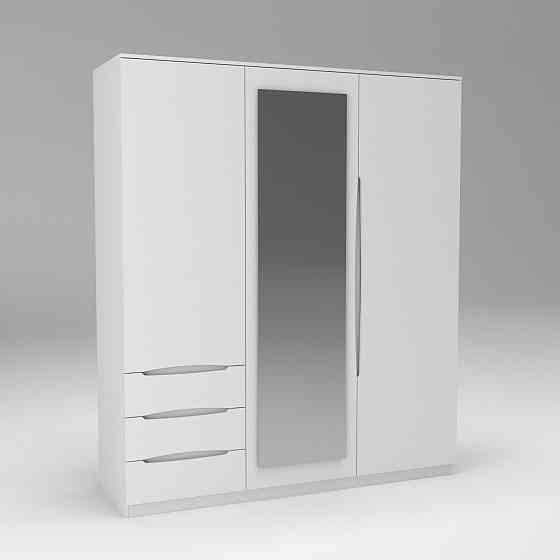 Шкаф Дельта 2, Белый, 1800х550х2100 Львов