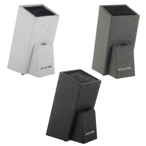 Підставка для ножів 10,6*10,6*25,7см з наповнювачем 7614 KAMILLE Житомир - изображение 1