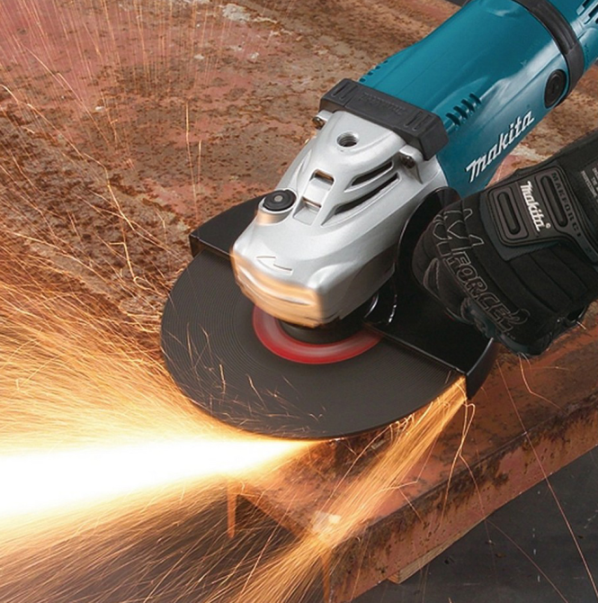 Професійна кутова шліфувальна машина Makita GA 9030 RF 01 : 2400 Вт, 230мм Київ - фото 5