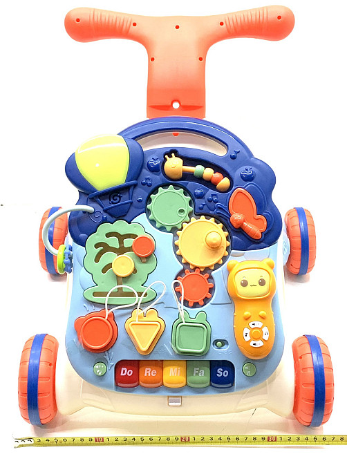 Ходунки каталка Limo Toy 2 в 1 Веселий бізіборд ігровий столик Вид 3 (M 5473 AB) Чернігів - фото 4