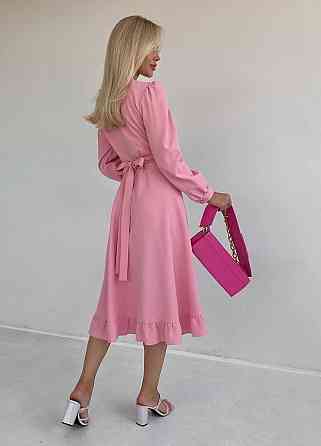 Жіноча романтична сукня на запах костюмка Одеса