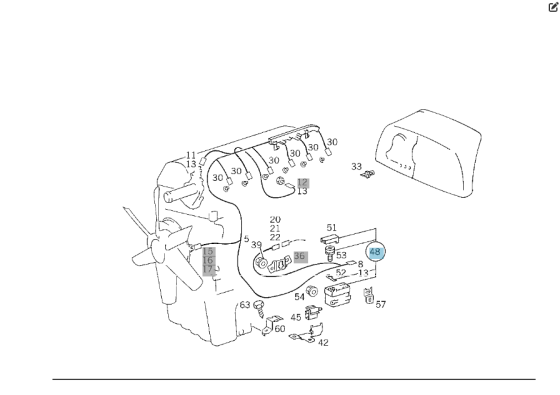 Mercedes-Benz  A0125459032 Реле свічок розжарювання OM603 E-class W124 S-class W140 E-Class S124 Одеса