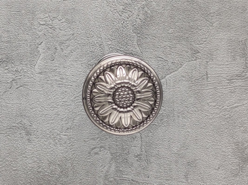 Підхват для штор Orvit Флор 130 х 55 мм Онікс (00-00000608) Львов - изображение 2