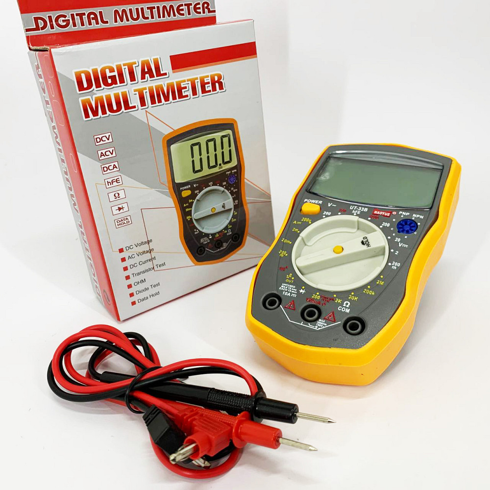 Мультиметр електрика HAOYUE UT33B, Цифровий мультиметр для дому Якісний QH-75 Львів - фото 7