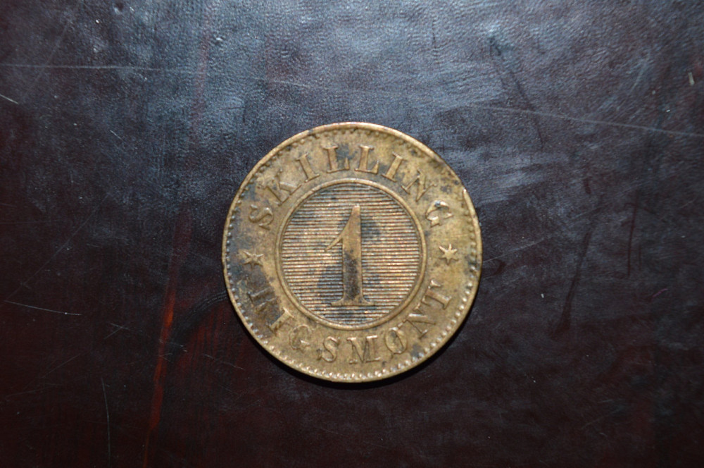 Данія 1 скіллінг Полтава - фото 1