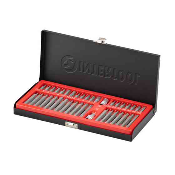 Набор звезд и шестигранников STORM, Cr-V, 40 ед. (TORX, HEX, SPLINE) INTERTOOL ET-8040 Киев