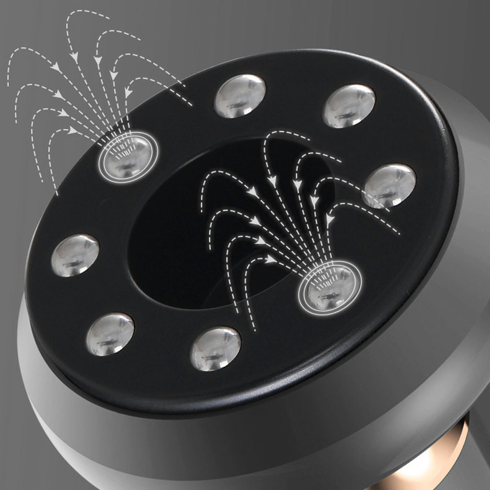 Акумуляторний вакуумний масажер з підігрівом + олія,12 режимів,з USB,Сірий SBR Київ - фото 4