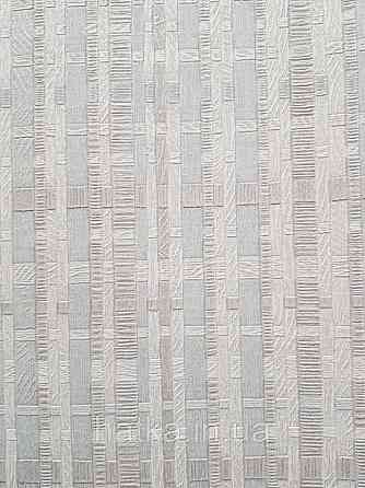Обои виниловые на флизелине AdaWall Beta1.06х10 полосы под соломку голубые серые серебристые 1105-4 Киев