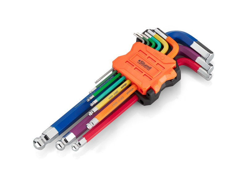 Набір ключів HEX з кулею (62-177 мм), 9 шт Sturm 1340502 (зчитувати опис) Рівне - фото 2