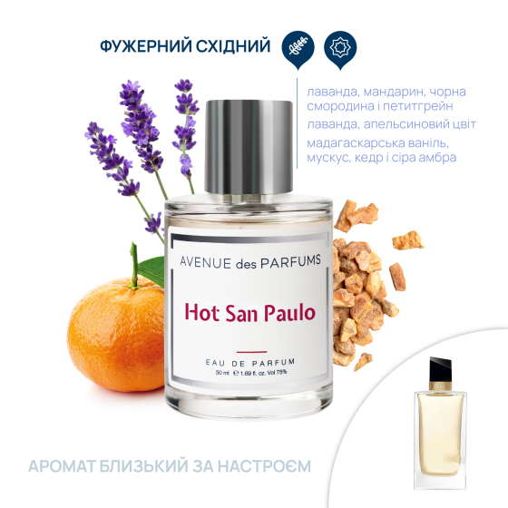 Парфумована вода Hot San Paulo Avenue des Parfums 50 мл Вінниця