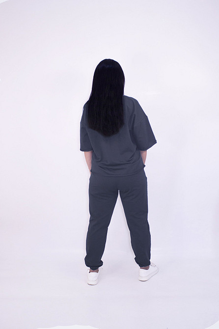 Жіночий літній спортивний костюм Сірий XL-2XL Харків - фото 3