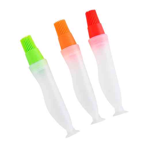 Контейнер ємність з пензликом і дозатором для олії 70мл присоска, силікон Вінниця