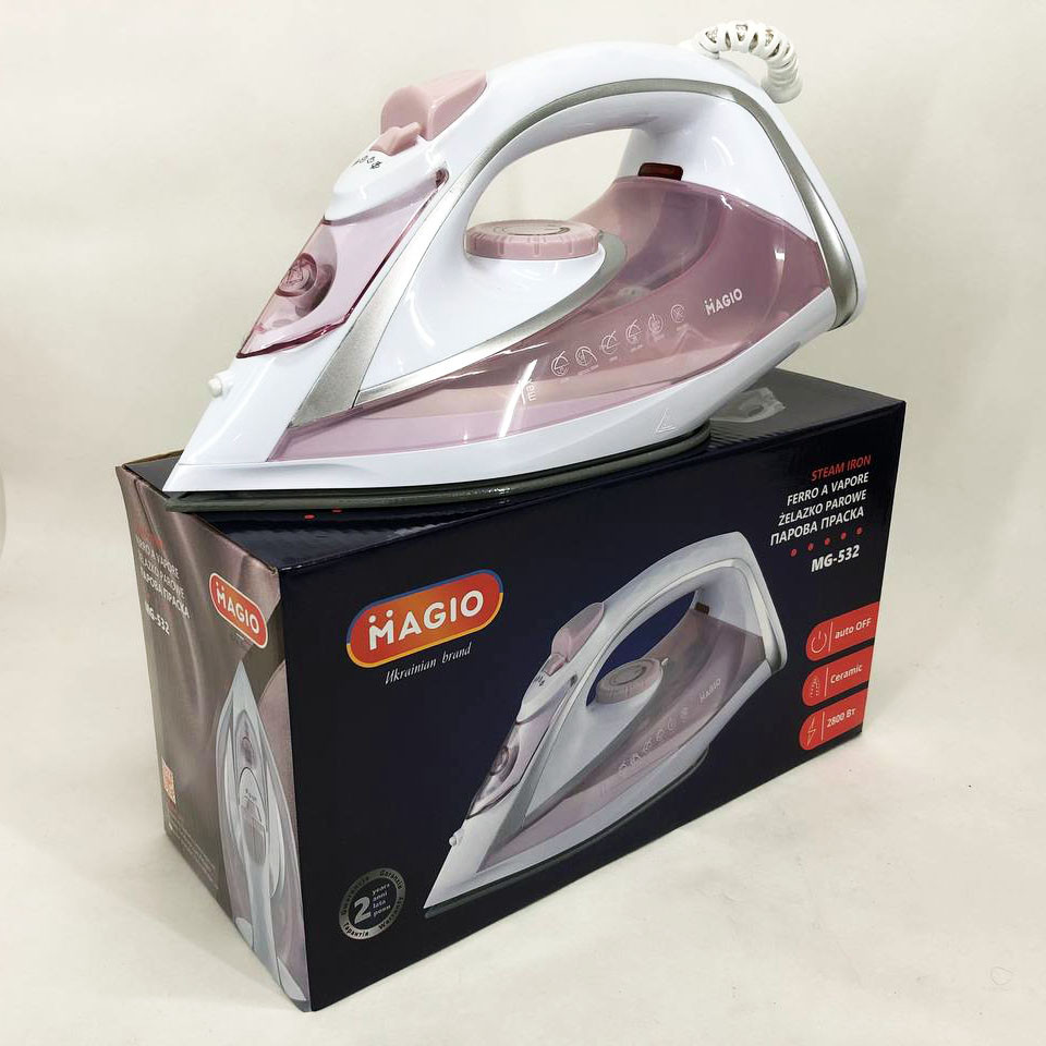 Электрический утюг с керамическим покрытием MAGIO, Утюг для глажки паровым ударом BT-82 Ивано-Франковск - изображение 8