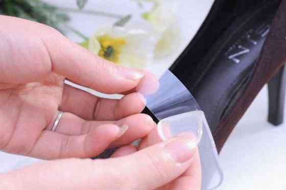 Силиконовые полоски от натирания обуви 98 на 25 мм прозрачный Киев