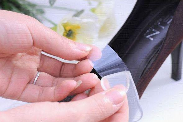 Силиконовые полоски от натирания обуви 98 на 25 мм прозрачный Киев - изображение 3