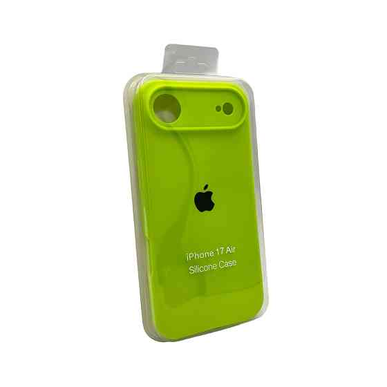 Чохол для смартфона Silicone Full Case AA Camera Protect for Apple iPhone 17 Air 24,Shiny Green Київ