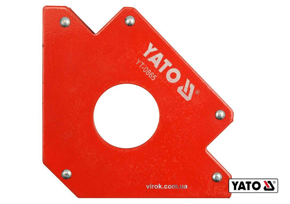 Струбцина магнітна для зварки YATO : 34 кг, 122 х 190 х 25 мм, Ø= 46 мм [6/18] Одеса - фото 1