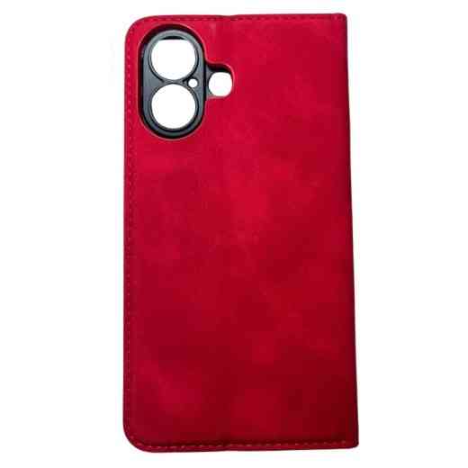 Чехол книжка iPhone 17 Защита камеры (красный) Одесса