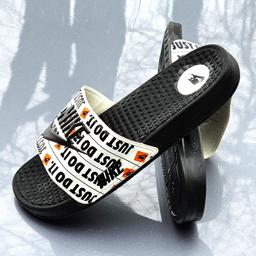 Чорні чоловічі Шльопанці Nike Сланці Білі капці Найк (розміри: 40,41,42,43,44) Дніпро - фото 3