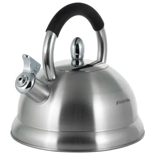 Чайник 2,7л нержавіюча сталь зі свистком з ручкою "soft-touch" 1097 KAMILLE Житомир - фото 2