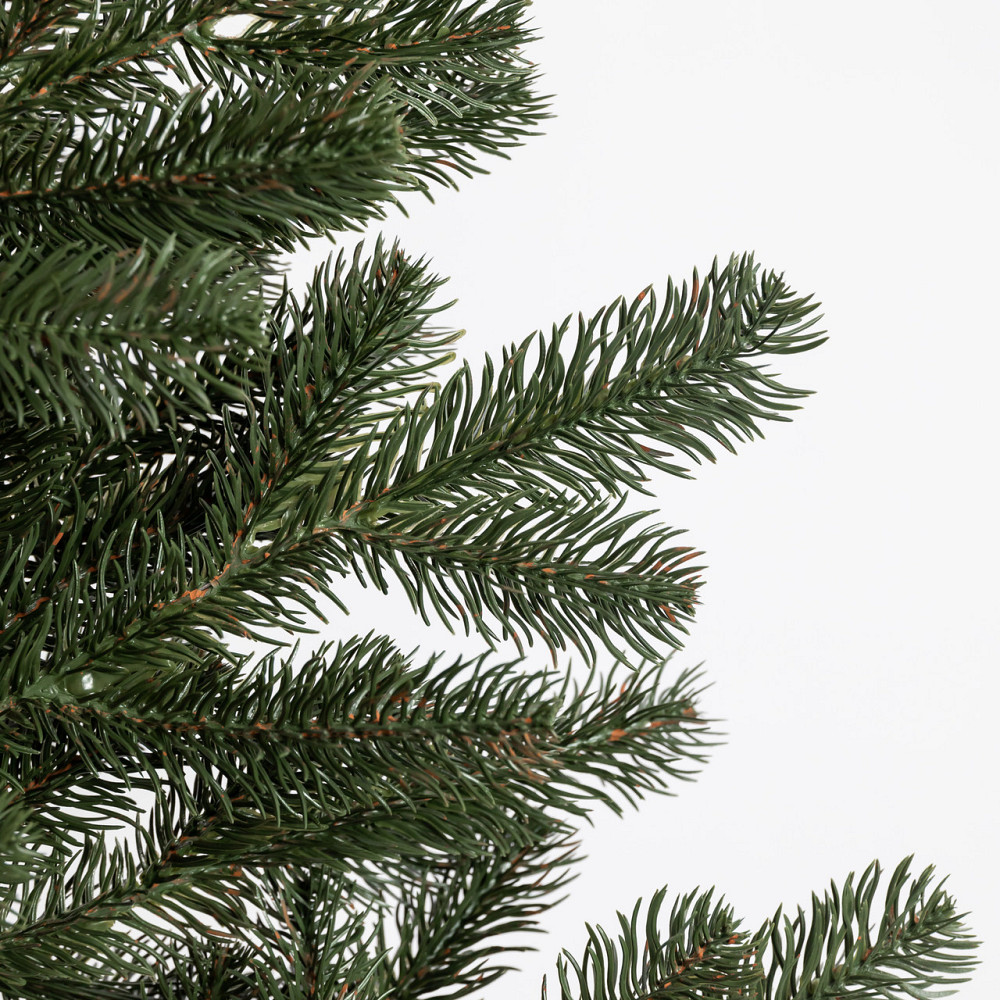 Литая искусственная елка зеленая 180 см на пластиковом основании SOK-M-D-6 Киев - изображение 9