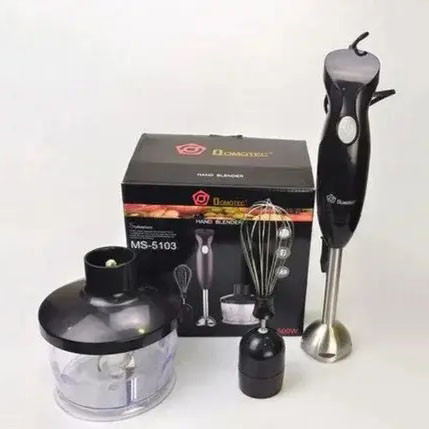 Блендер переносной DOMOTEC, Погружной блендер с ручным управлением Портативный для смешивания JW-76 Ивано-Франковск - изображение 2