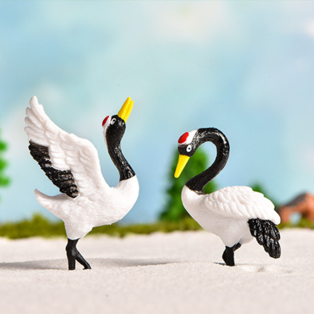 Набор фигурок Журавлики для мини-сада, флорариума, миниатюры Одесса - изображение 3