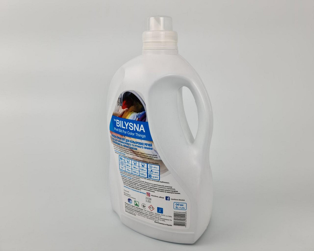 Жидкий стиральный порошок «Bilysna Prof Elit For Color Things» 5л (1 шт) Харьков - изображение 2
