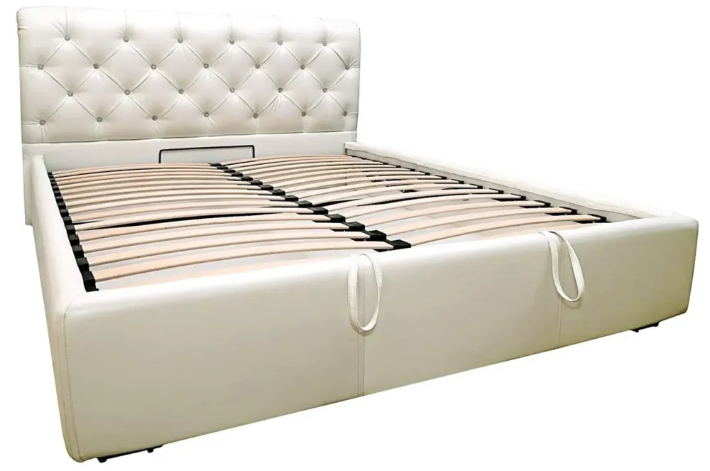 Кровать Двуспальная London Standart 160 х 200 см Boom 01 Белый Киев - изображение 1