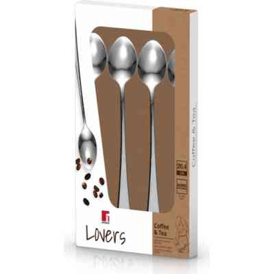 Десертная ложка Bergner Coffee & tea lovers для латте, набір 4 шт (BG-46105-MM) Винница
