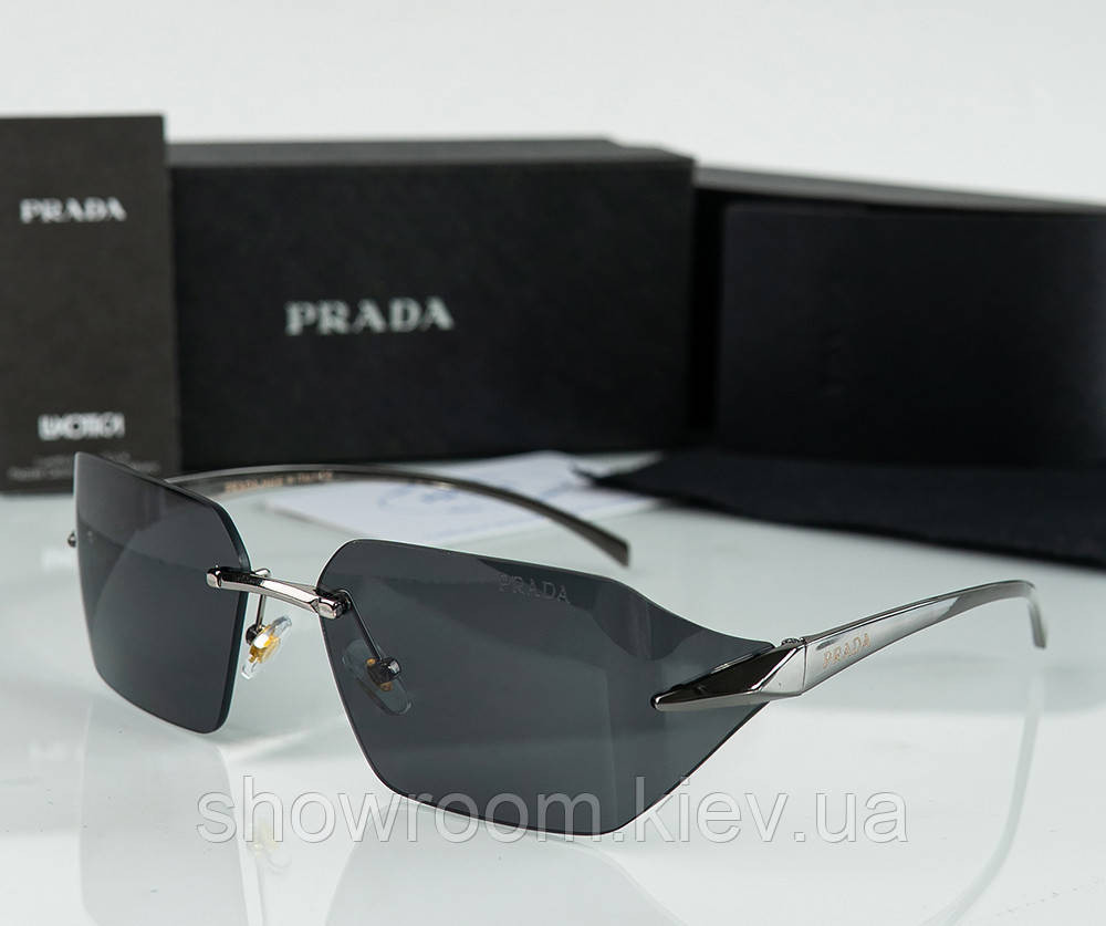 Женские брендовые безоправные очки Prada (15872) Киев - изображение 1