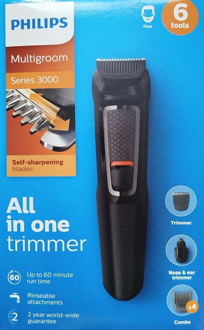 Триммер Philips Multigroom 3000 MG3715/14 машинка для стрижки 6в1. Киев - изображение 3