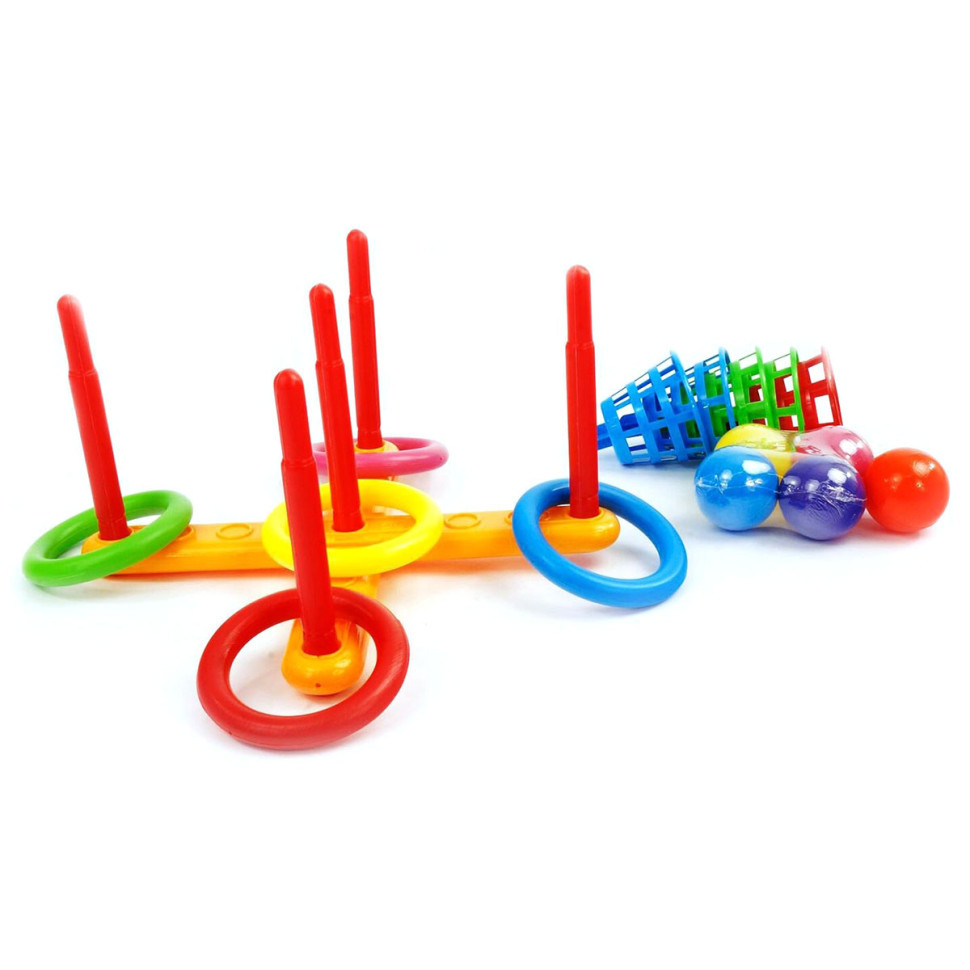 Кільцекид "Комбі" 15141, 5 м'ячиків в наборі Вінниця - фото 1