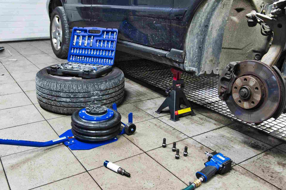 Домкрат пневматичний "GeKo" подушковий  3 тонни Київ - фото 10