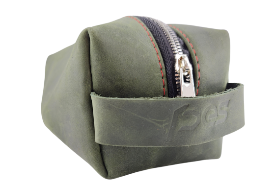 Косметичка несесер на блискавці PES з натуральної шкіри Київ