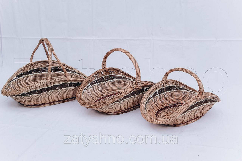 Комплект кошиків плетених | Київ - фото 9