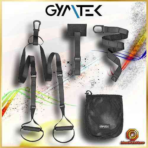 Фитнес петли TRX Gymtek Pro комплект для домашних тренировок функциональный тренажер для похудения и силы черн Киев