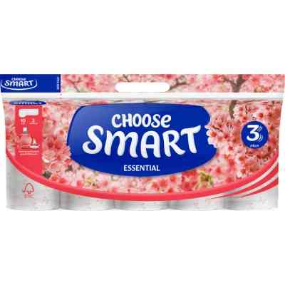 Туалетний папір Smart Tissue Essential Peach 3 шари 10 рулонів (5944582100138) Вінниця
