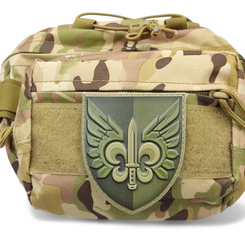 Патч / шеврон ЗСУ 132 окремий розвідувальний батальйон олива Запоріжжя - фото 3