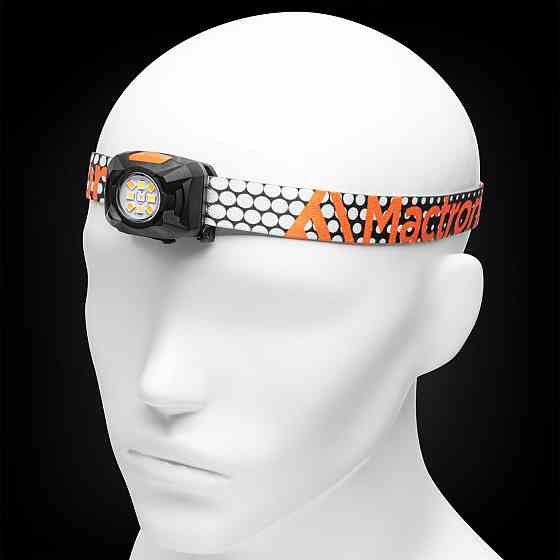 Фонарь налобный Mactronic Rebel (400 Lm) Cool/Warm White/Red LED Recharg Type-C (AHL0061UC) Вінниця