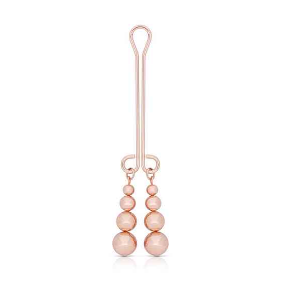 Затискач для клітора Rosy Gold - Clitoris Clamp - Subtle Weight Sex Aura Київ
