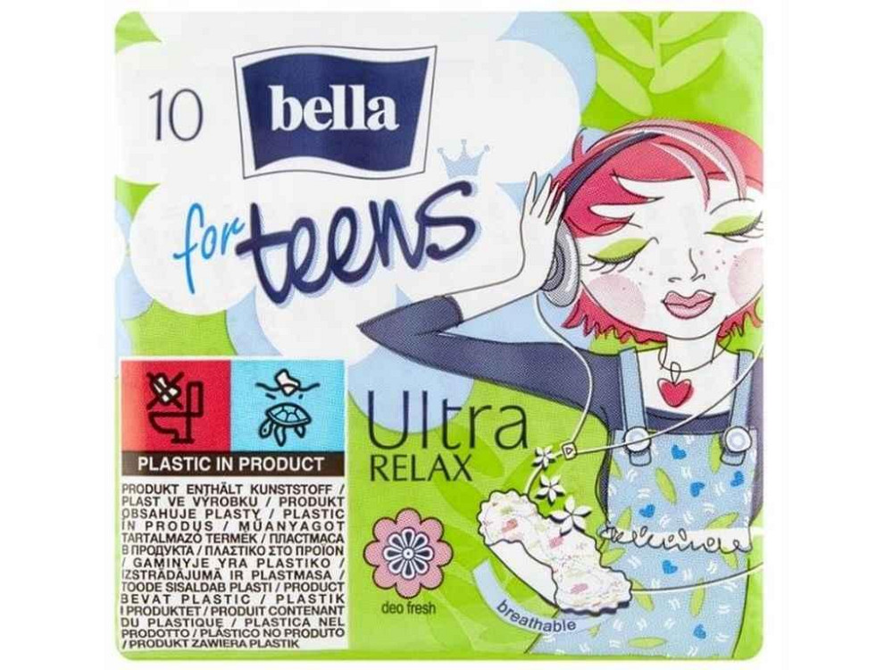 Прокладки гігієнічні 10 шт.4 к.(Ultra Relax extra soft Deo green tea) ТМ BELLA Київ - фото 1