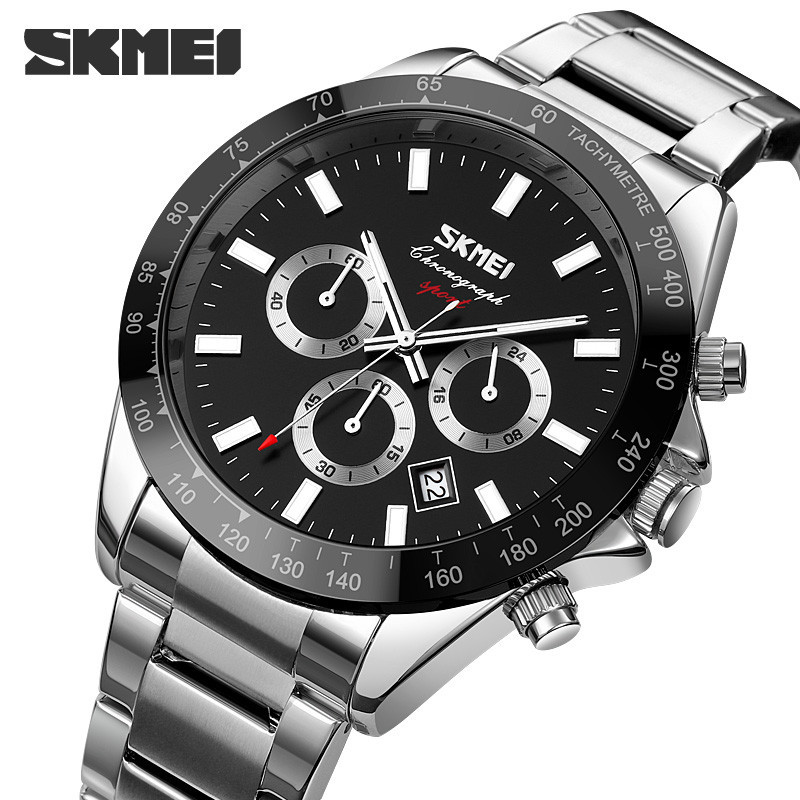 Skmei 9259SIBK Silver-Black Київ - фото 2