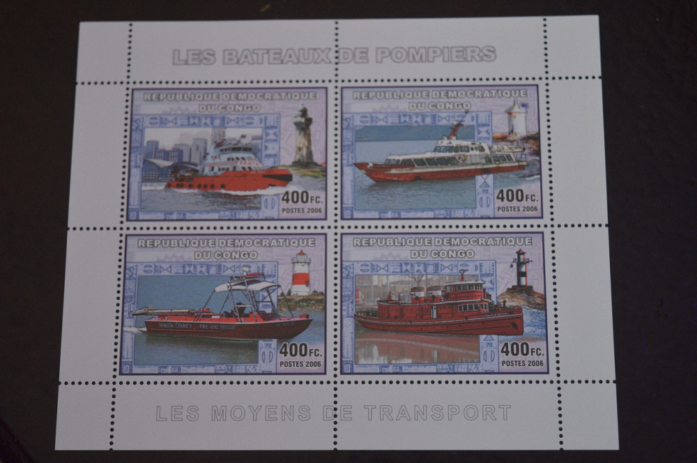 Конго. Транспорт. Блок. 2006 рік (В-7) Полтава - фото 1