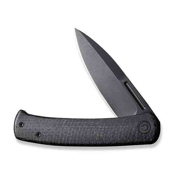 Ніж складаний туристичний Civivi Caetus Flipper, (8.8 см) Damascus / Carbon Fiber Київ
